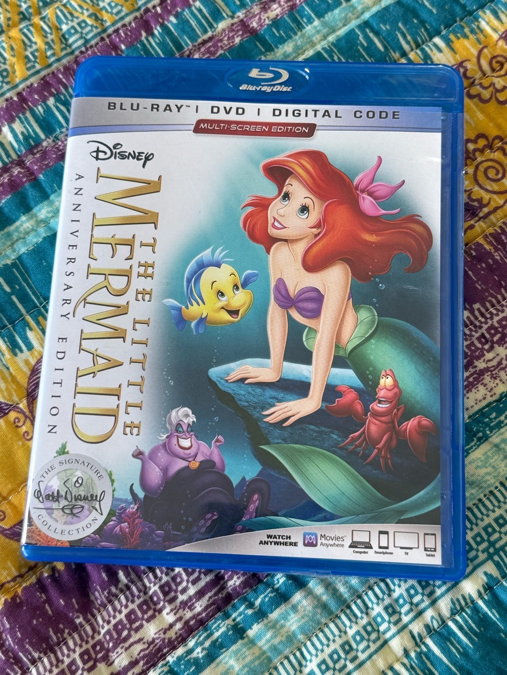 Disney Blu-Ray & DVD The Little Mermaid Anniversary Edition